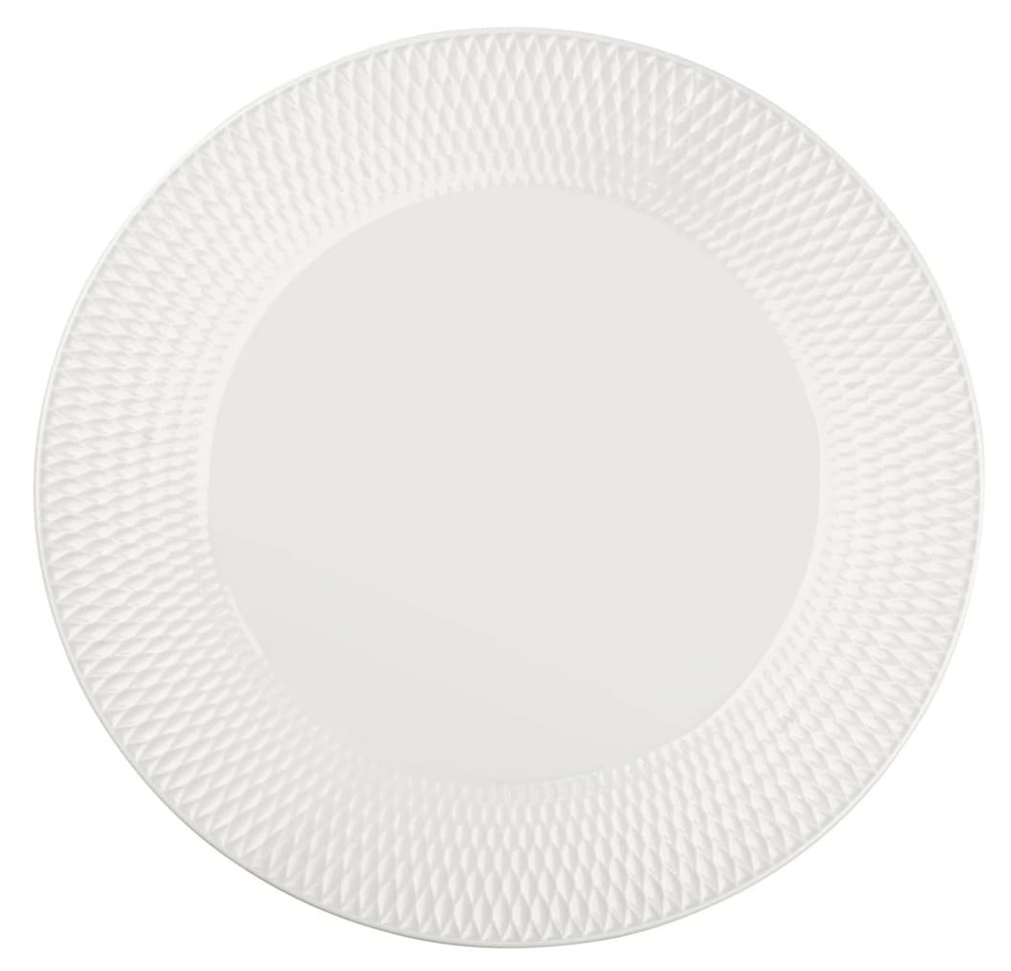 Maxwell & Williams White Basics Diamonds Footed Cake Stand 25cm